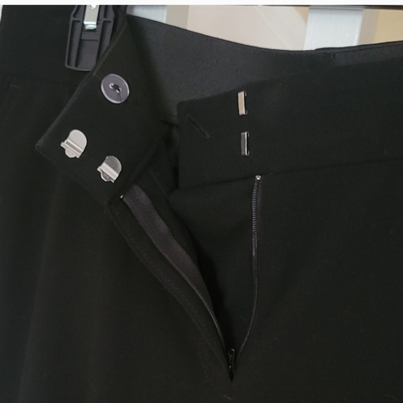 BRIGGS Classic Black Flare Pants Womans Size 8 - Picture 4 of 6